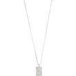 Pilgrim BE crystal pendant necklace silver-plated