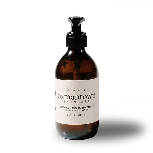 Oxmantown Skincare Lemongrass Rejuvenate Hand and Body Wash  300ml
