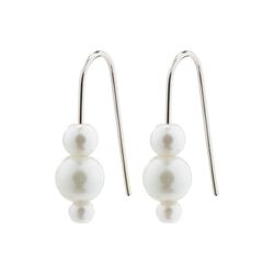 Pilgrim ELBERTA pearl earrings silver-plated