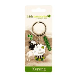 Irish Memories Sheep Keyring