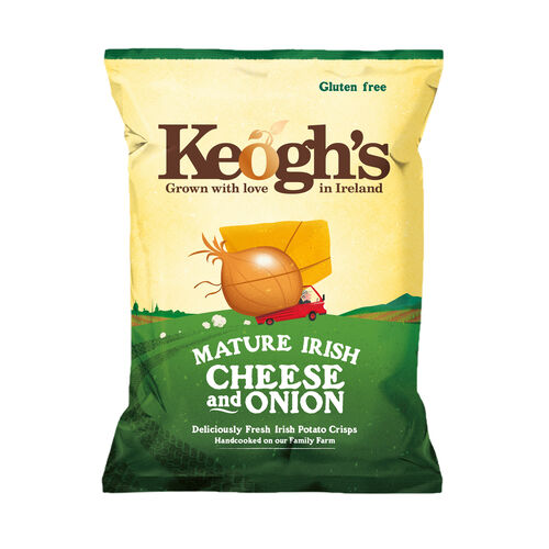 Keoghs Mature Irish Cheese & Onion Crisps