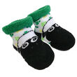 Traditional Craft Kids White/Green Shamrock Sheep Baby Socks  One Size