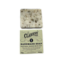Clarke's of Dublin Goat's Milk, Seaweed & Sea Salt Handmade Soap - No. 1