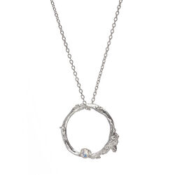 Loinnir Jewellery Irish Shrubbery Moonstone Silver Necklace