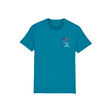 Jill & Gill Blue Embroidered Botanical & T-Shirt