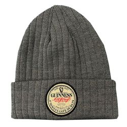 Guinness Charcoal Knit Turn up Hat