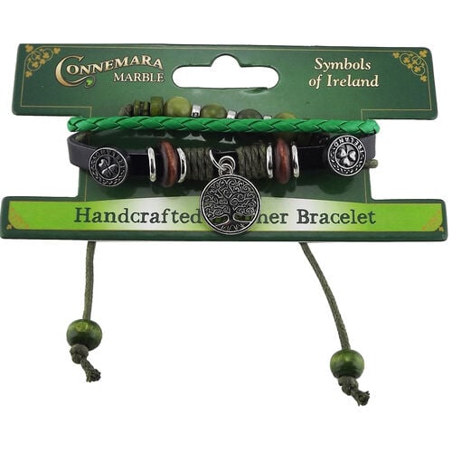 The Connemara Cord Bracelet With Marble Tree Of Life