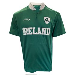 Irish Memories Shamrock Crest Performance Rugby T-Shirt S