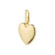 Pilgrim CHARM recycled maxi heart pendant, gold-plated