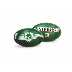 Souvenir Irish Shamrock Rugby Ball 6 Inch