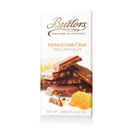 Butlers Milk Chocolate Honeycomb Crisp Bar 100g