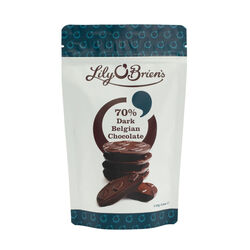 Lily O Briens 70%  Beligan Dark Chocolate Share Bag