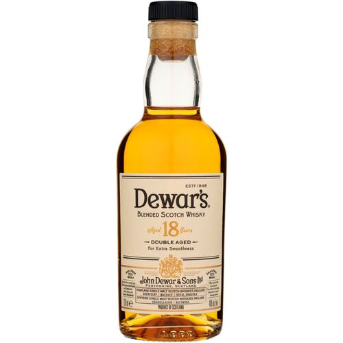 Dewar's 18 Year Old Blended Scotch Whiskey 20cl