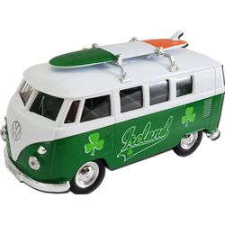 Souvenir Volkswagen Camper Van with Tricolour Surfboard Toy