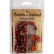 Souvenir Saints of Ireland Wooden Rosary