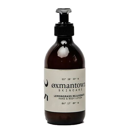 Oxmantown Skincare Lemongrass Rejuvenate Hand and Body Lotion 300ml