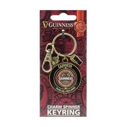 Guinness Ruby Red Spinner Keychain