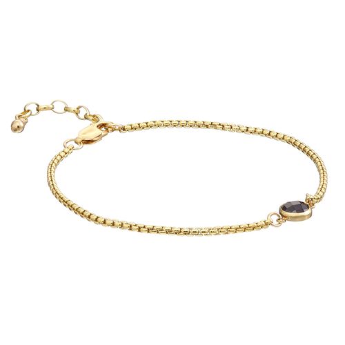 Scribble and Stone 14kt Gold Fill Hieroglyph Intersect Bracelet