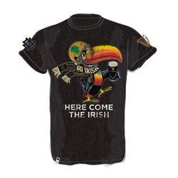Guinness Notre Dame Here Come The Irish Toucan T-shirt S