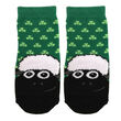 Traditional Craft Kids Green/White Shamrock Sheep Kids Socks 0-3 Months