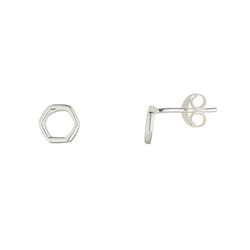 Juvi Designs Causeway Collection Studs In Sterling Silver  One Size