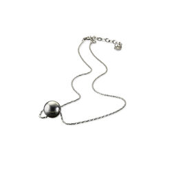 Scribble and Stone Sterling Silver Minimalist Ball Pendant