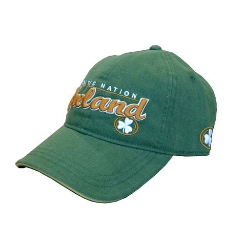 Lansdowne Adults Green Baseball Cap With Gold Embroidery