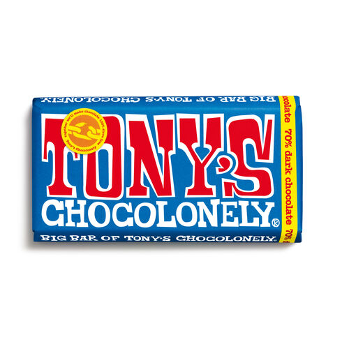 Tony's Chocolonely Dark Chocolate Bar