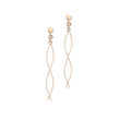 Scribble and Stone 14kt Gold Fill Mini Diverge Earrings  