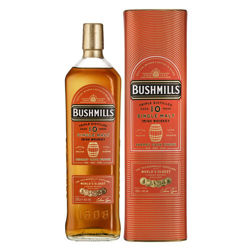 Bushmills 10YO Sherry Cask S Malt Irish Whiskey  1L