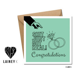 LAINEY K Shit Just Got Real! Congratulations