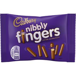 Cadbury Mini Fingers Chocolate Biscuits Bag 40g