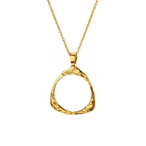 Gold Plated Trinity Necklace Uni sexed jewellery