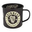 Guinness Enamel Black Mug