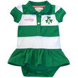 Lansdowne Kids Lansdowne Sports Green And White Stripe Baby Vest   0/6