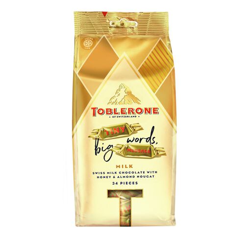 Toblerone Tiny Milk Messages Bag 272g
