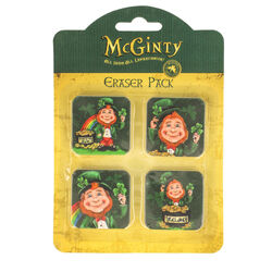 Irish Memories Four Pack Erasers