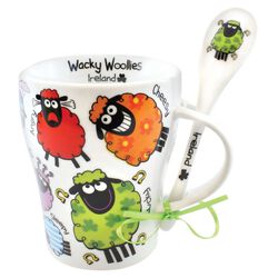 Wacky Woolies Mug & Spoon Set