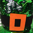 Traditional Craft Adults Green 2 Way Sequin Adult Leprechaun Hat  One Size