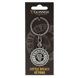 Guinness Bottle Cap Embossed Keychain