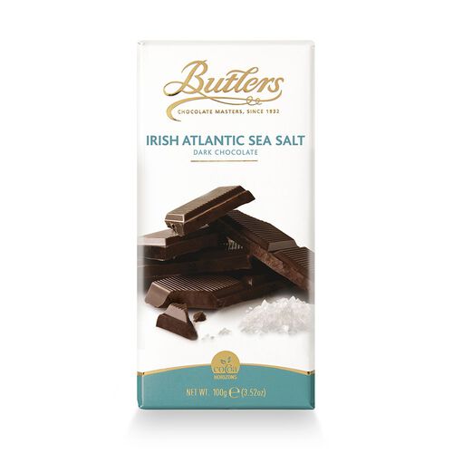 Butlers Irish Atlantic Sea Salt Dark Bar 100g