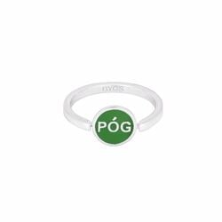 Melissa Curry PÓG SPINNING RING - Ring Size 54 Green