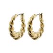 Pilgrim EILEEN twirl hoop earrings gold-plated