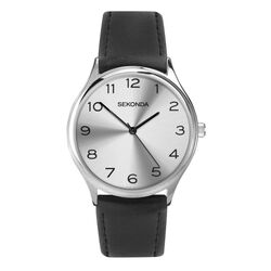 Sekonda Watches Easy Reader Men's Watch 1851 Silver / Black strap