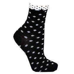 Guinness Guinness Polka Dot Black Ladies Socks