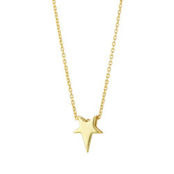 Juvi Designs North Star Gold Pendant  One Size