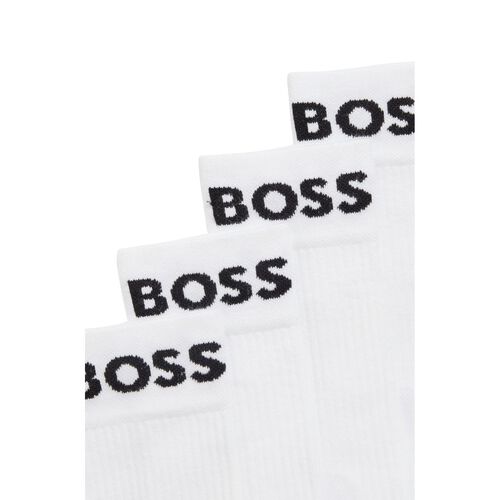 Boss Mens Socks 2 Pack White Sport