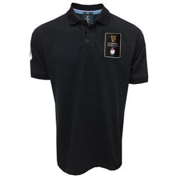 Guinness Black Guinness Six Nations Embroidered Polo Shirt XXL
