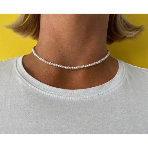 Melissa Curry Zing + Pearl Adjustable Necklace