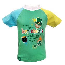 Traditional Craft Kids The Leprechauns Made Me Do It Kids T-shirt 1/2 Years